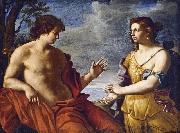 Giovanni Domenico Cerrini Apollo and the Cumaean Sibyl oil on canvas